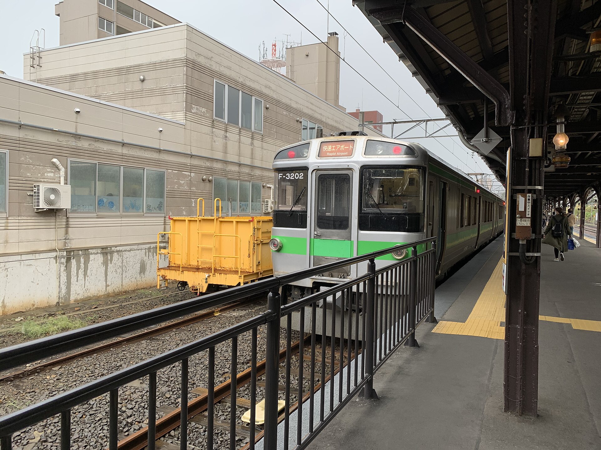 JR小樽駅のホーム(2020年10月)